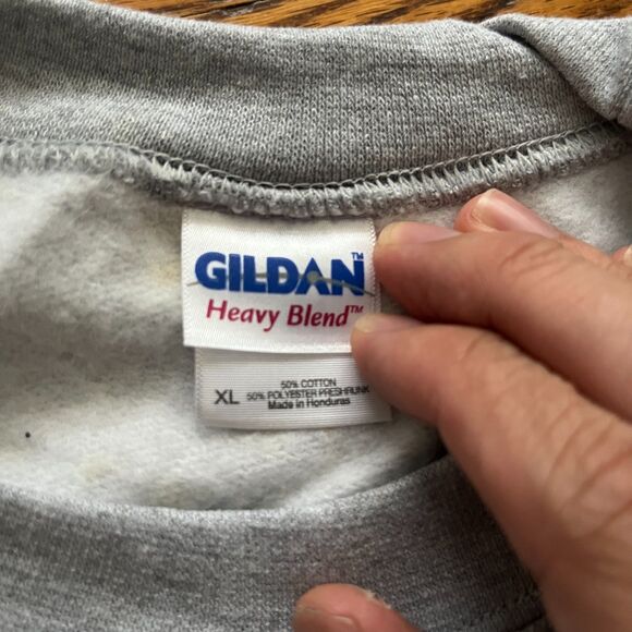 GIldan Virginia Beach Firefighter Emergency Rescue Squad Sweatshirt Gray Size XL - Picture 9 of 10